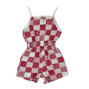 Toffy House Girls Jumpsuit - Red-8535