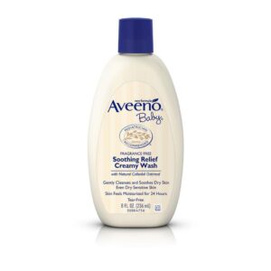 Aveeno Baby Soothing Relief 24 Hour Moisture Creamy Wash - 236 ml-0