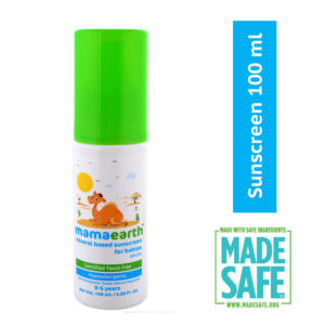 mamaearth Mineral Based Sunscreen For Babies - 100 ml-9766
