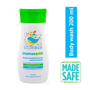 Mamaearth Body Wash - Deeply Nourishing For Babies, 0-5 years, 200 ml-9753