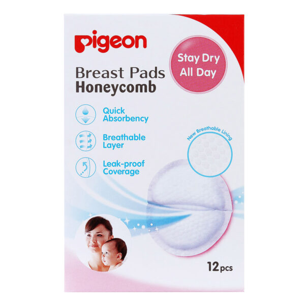 Pigeon Breast Pads Honeycomb - 12 Pieces-0