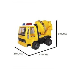 Centy Concrete Mixer Truck Pullback (Yellow)-9194