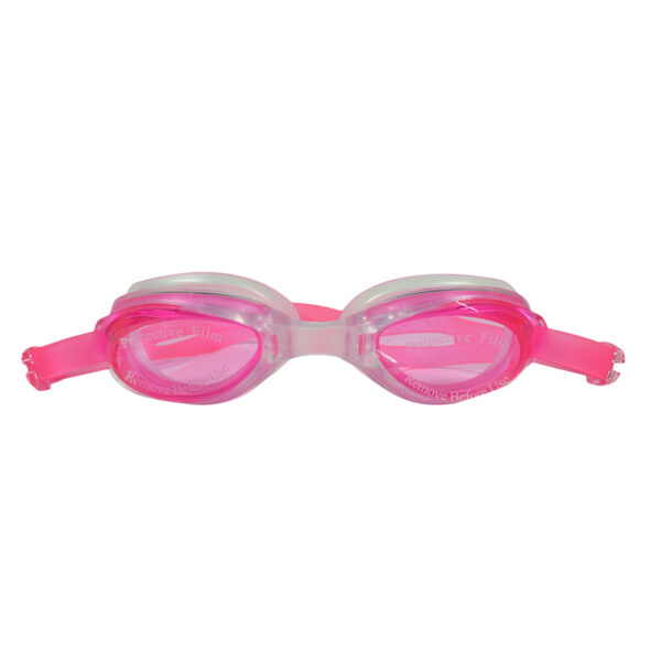 Yongbo Swimming Cap With Goggles - Pink-9471