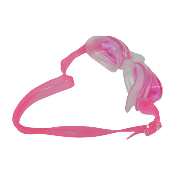 Yongbo Swimming Cap With Goggles - Pink-9467