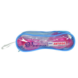 Yongbo Swimming Cap With Goggles - Pink-9468