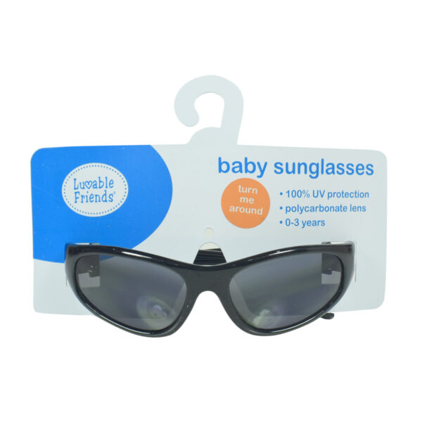 Luvable Friends Baby Sunglasses - Black-9530