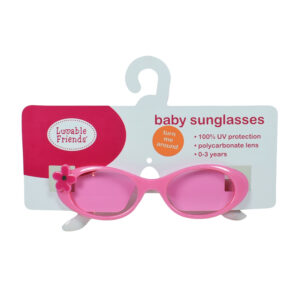 Luvable Friends 100% UV Protection Baby Sunglasses - Pink-9544