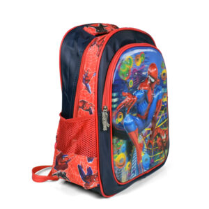 Spider man Print LED Bag Red/Black - 38 cm-8614