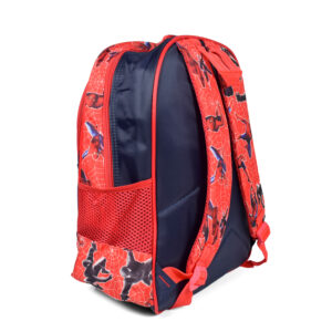 Spider man Print LED Bag Red/Black - 38 cm-8610