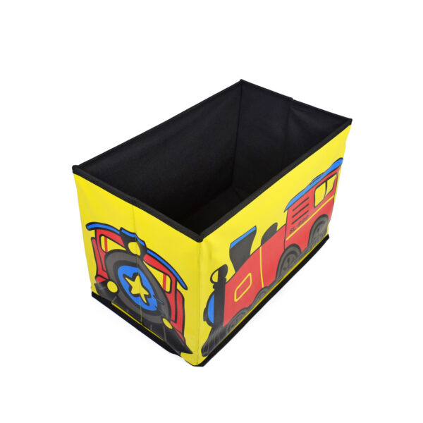 Multi Purposable Foldable Storage Box - Yellow/Blue-8847