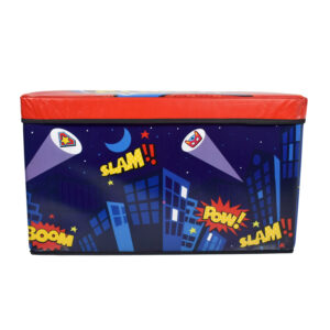 Super Hero Multi Purpose Foldable Storage Box - Blue/Red-8863