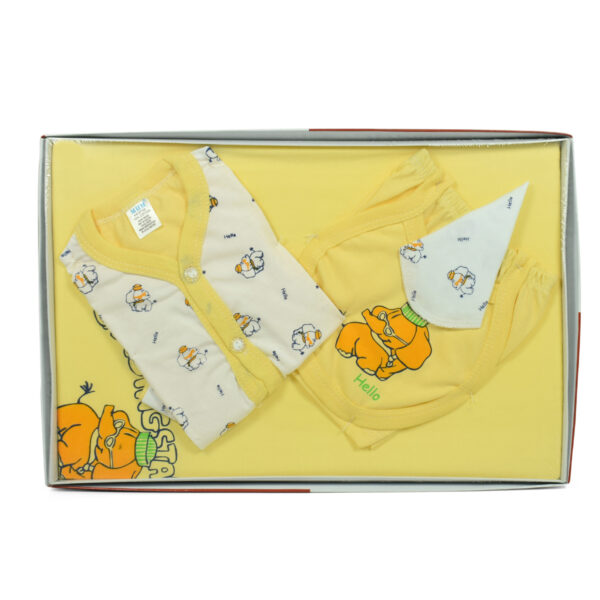 Mum New Born Casual Gift Set Of 5 - Yellow-0