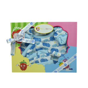 Mini Berry 6 Peaces Baby Gift Set - Blue-0