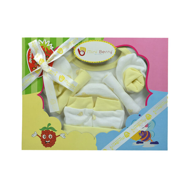 Mini Berry 6 Peaces Baby Gift Set - Yellow-0