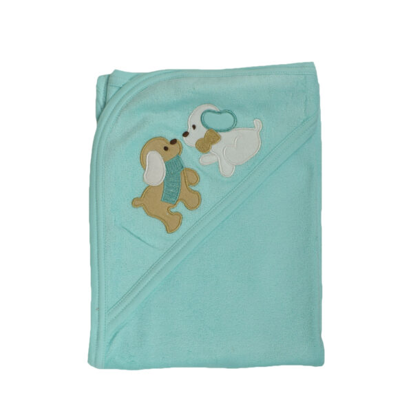 Zero Hooded Towel Sky Blue - 85X85 cm-0