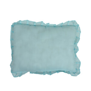 Happy Bear Print Baby Pillow - Aqua-9241