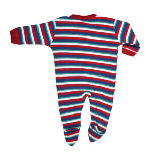 Carters Full Sleeves Footed Romper Pack Of 3 - Red Shade-9968