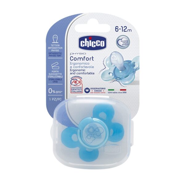 Chicco Physio Comfort Soother (Stage 2) - Blue-9317