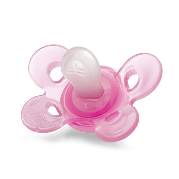 Chicco Physio Comfort Soother (Stage 2) - Pink-0