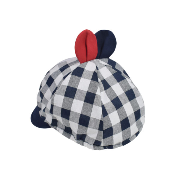 Kid World Baby Flap Cap - Navy/White-9076