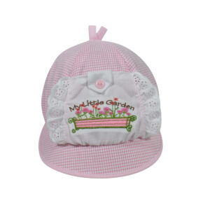 Baby Flap Cap - Pink-0
