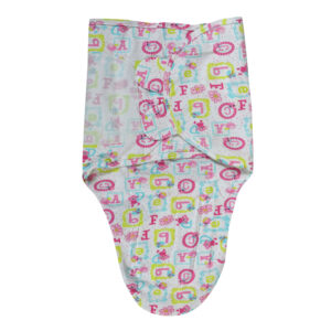 Summer Baby Swaddle Adjustable Infant Wrap - Pink/White-0