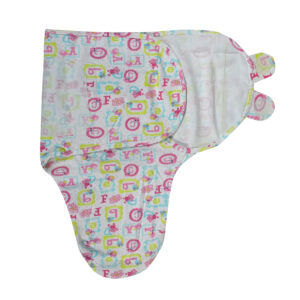 Summer Baby Swaddle Adjustable Infant Wrap - Pink/White-9896