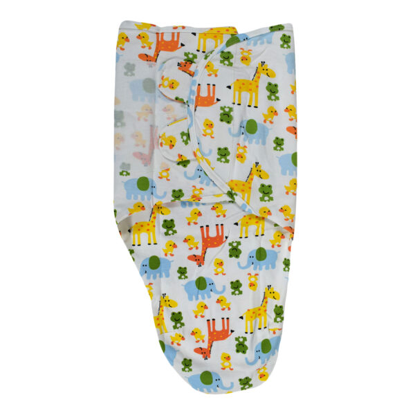 Summer Baby Swaddle Adjustable Infant Wrap - Animal Pattern-0