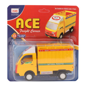 Centy Pull Back Tata Ace Freight Carrier Toy - Yellow-9052