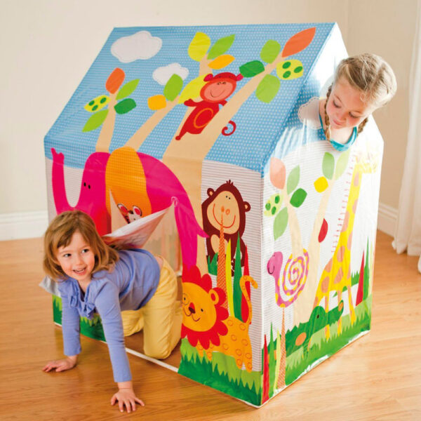 Intex Jungle Fun Cottage (Play House) - Multicolour-8970