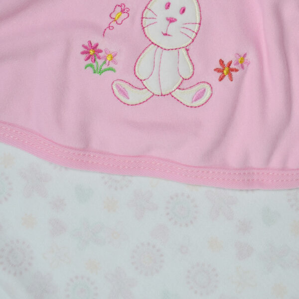 Hooded Baby Wrapping Sheet - Pink-9266