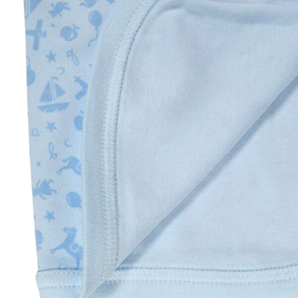Baby Wraping Sheet Printed (Blue)-8678