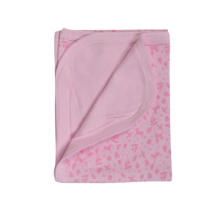 Baby Wraping Sheet Printed (Pink) - 80x80-0