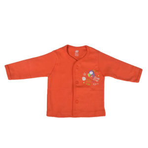 Zero Pack Of T-Shirt With Diaper Pant - Orange-8719