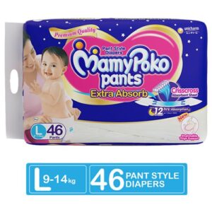 Mamy Poko Pant Style Diapers Extra Absorb (46 Count) - Large-0