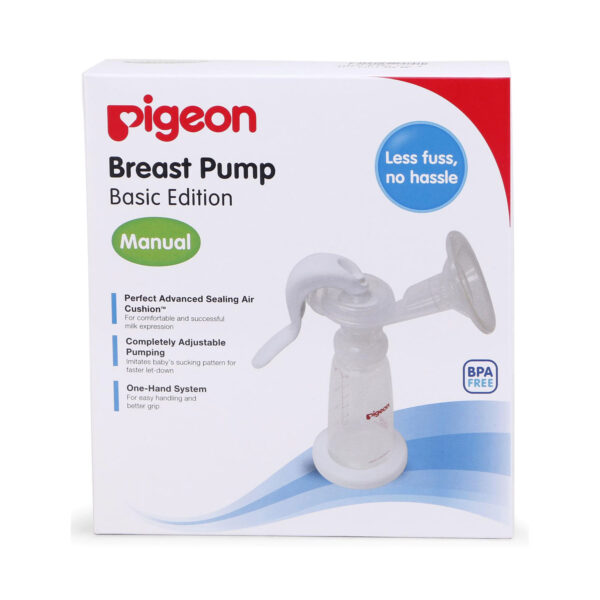 Pigeon Breast Pump Basic Edition Manual - White-0