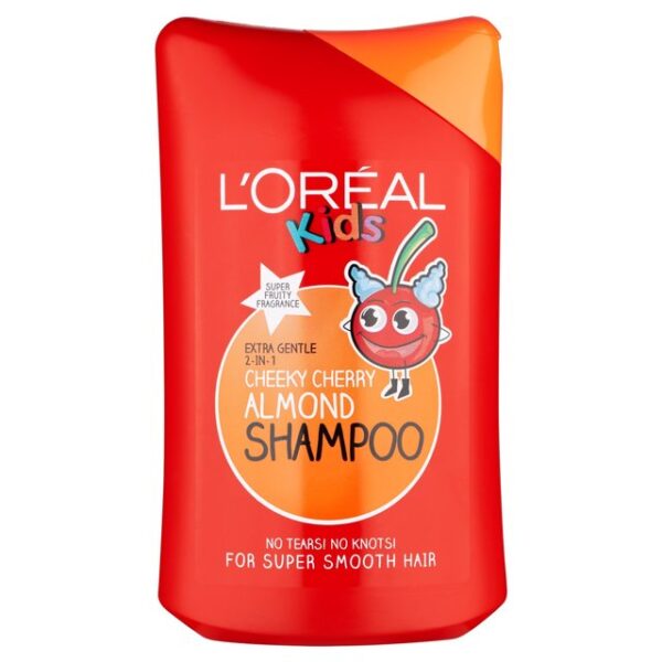 L'Oreal Kids Extra Gentle 2-in-1 Cheeky Cherry Almond Shampoo - 250ml-0
