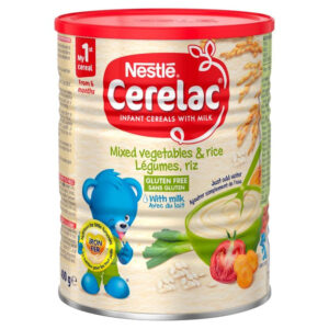 Nestle Cerelac Mixed Vegetables & Rice With Milk 7M (Stage 2) - 400G-0