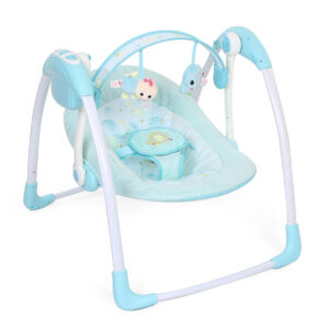 Mastela Deluxe Portable Swing - Aqua Blue-11112