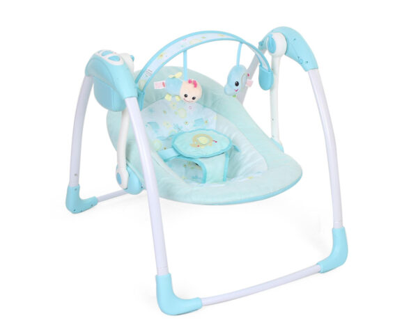 Mastela Deluxe Portable Swing - Aqua Blue-11112