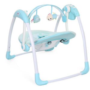 Mastela Deluxe Portable Swing - Aqua Blue-11121