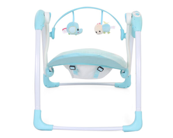 Mastela Deluxe Portable Swing - Aqua Blue-11111