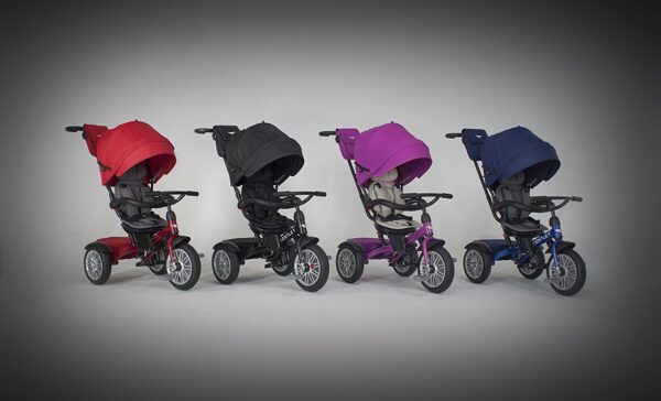 Bentley 6-in-1 Baby Stroller / Kids Trike (BN1F) - Fuchsia Pink-11352