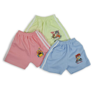 Cucumber Boys Shorts Pack Of 3 - Multicolor-0