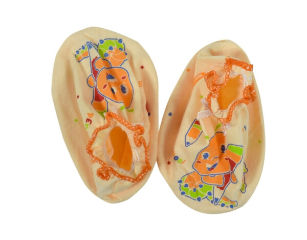 Kero Kid Mittens And Booties Set - Orange-10624