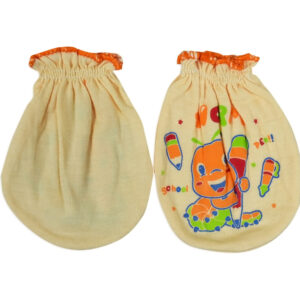 Kero Kid Mittens And Booties Set - Orange-10622