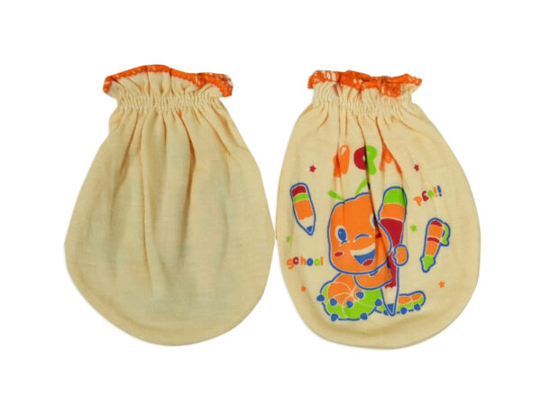 Kero Kid Mittens And Booties Set - Orange-10622