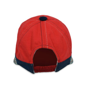 Kids Bunny Applique Unisex Summer Caps - Red-11266