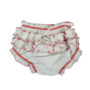 Girls Cotton Freal Panty Pack Of 3 - White Base-10393