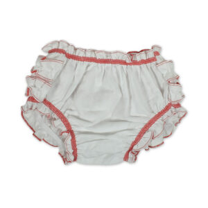 Girls Cotton Freal Panty Pack Of 3 - White Base-10394